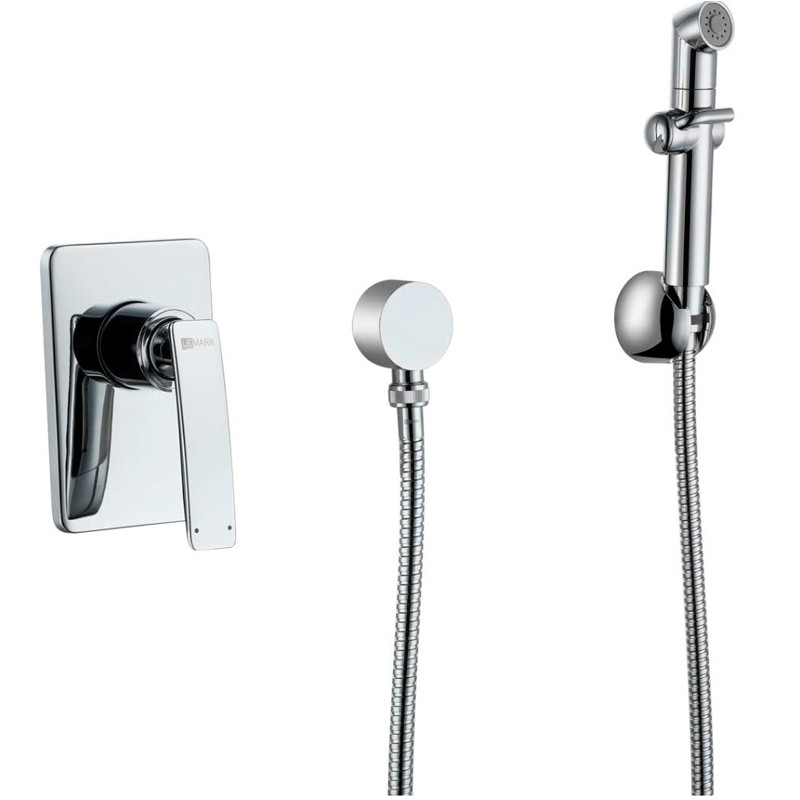 Гигиенический душ со смесителем Lemark Comfort LM6819C Хром латунь