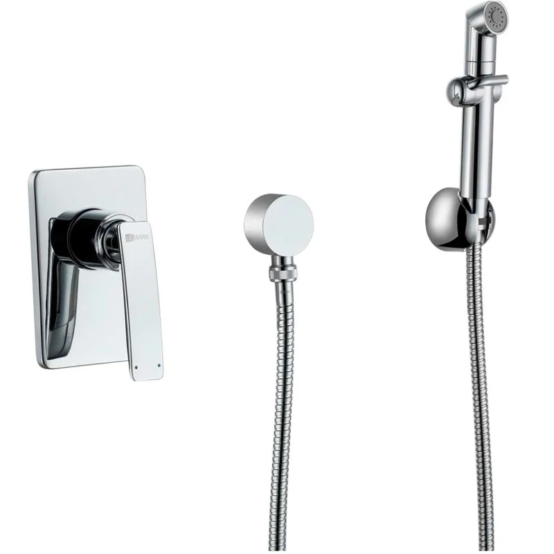 Гигиенический душ со смесителем Lemark Comfort LM6819C Хром латунь