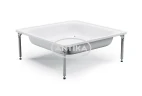 Стальной поддон для душа ВИЗ Antika 80x80 APS-81101 цвет Белая орхидея