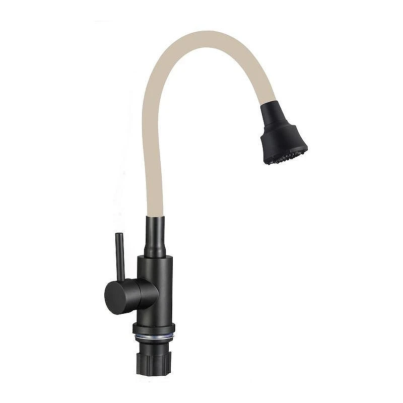 Смеситель для кухни Fmark FS8288H-12 цвет Черный Бежевый