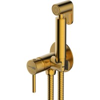 Гигиенический душ со смесителем WasserKRAFT A70838 Золото матовое латунь встраиваемый