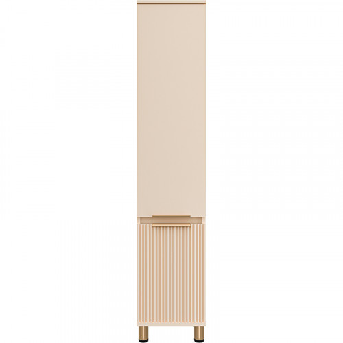 Шкаф пенал Brevita Enfida 35 L ENF-05035-030L Бежевый матовый МДФ / ЛДСП