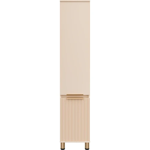 Шкаф пенал Brevita Enfida 35 L ENF-05035-030L Бежевый матовый МДФ / ЛДСП