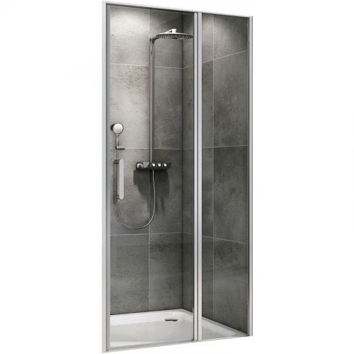 Душевая дверь Abber Sonnenstrand 110 AG04110S профиль Хром стекло прозрачное