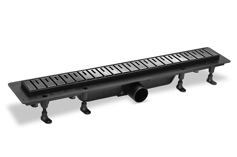 Душевой лоток PlastBrno DESIGN 2 91 SZA885M с решеткой цвет Графит