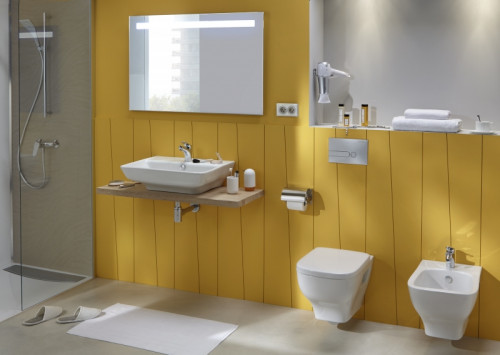 Раковина Jacob Delafon Struktura 45 EGH112-00 Белая фарфор подвесная