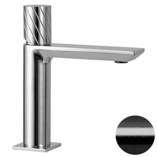 Смеситель для раковины Remer Edge EG710CFP цвет Черный брашированный хром