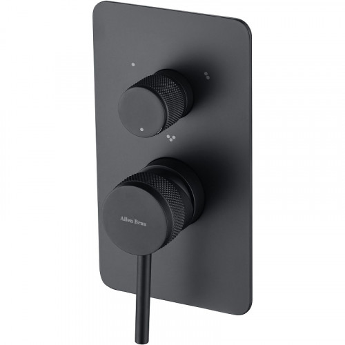Смеситель для душа Allen Brau Priority 5.31A11-31 Черный матовый латунь встраиваемый