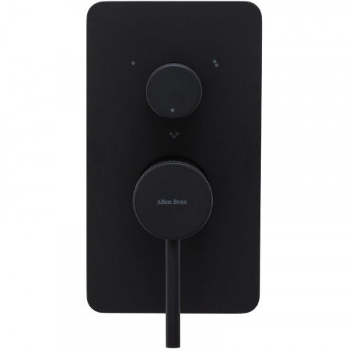 Смеситель для душа Allen Brau Priority 5.31A11-31 Черный матовый латунь встраиваемый