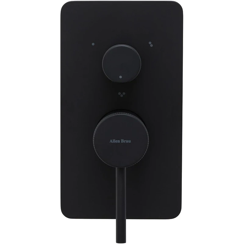 Смеситель для душа Allen Brau Priority 5.31A11-31 Черный матовый латунь встраиваемый