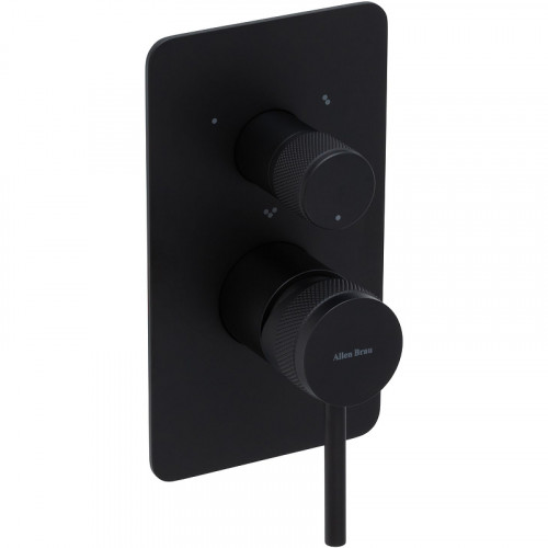 Смеситель для душа Allen Brau Priority 5.31A11-31 Черный матовый латунь встраиваемый