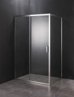 Душевой уголок Orange 150x80 E23-15080TCR профиль Хром стекло прозрачное