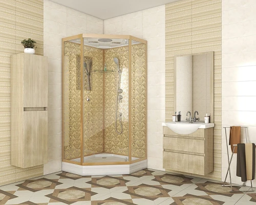 Душевая кабина Niagara Luxe 100x100 NG-7702DG без гидромассажа