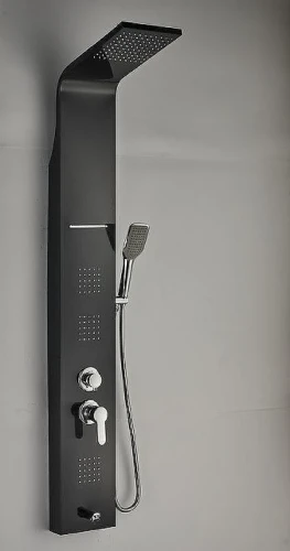 Душевая панель Boch Mann Niagara Nero BM8341 с гидромассажем Черная