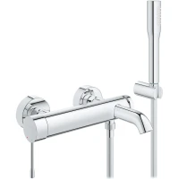 Смеситель для ванны Grohe Essence+ 33628001 Хром латунь на стену
