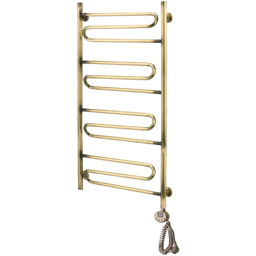 Электрический полотенцесушитель Domoterm Офелия П12 500x950 АБР ER Античная бронза латунь
