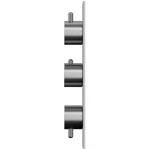 Душевая система Whitecross Y brushed nickel YSET11TOPNIB с термостатом Брашированный никель латунь встраиваемый