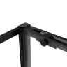 Душевой уголок Vincea Slim Soft 100x80 VSR-1SS8010CLB профиль Черный стекло прозрачное