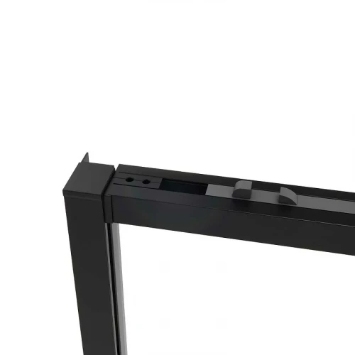 Душевой уголок Vincea Slim Soft 100x80 VSR-1SS8010CLB профиль Черный стекло прозрачное