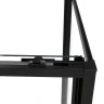 Душевой уголок Vincea Slim Soft 100x80 VSR-1SS8010CLB профиль Черный стекло прозрачное