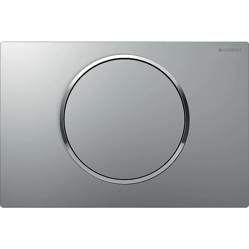 Клавиша смыва Geberit Sigma 10 115.758.JQ.5 Матовый хром лакированный, глянцевый хром