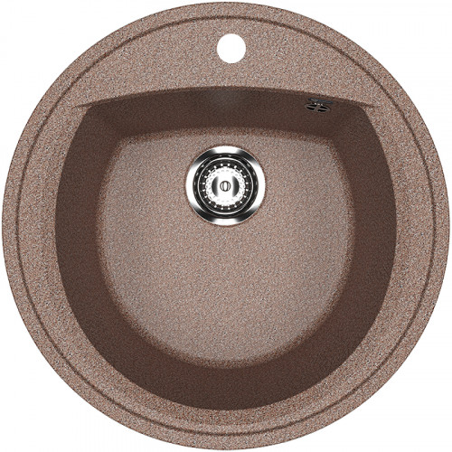Кухонная мойка Ulgran Classic U-603-307 Терракот искусственный камень (литьевой мрамор) встраиваемый