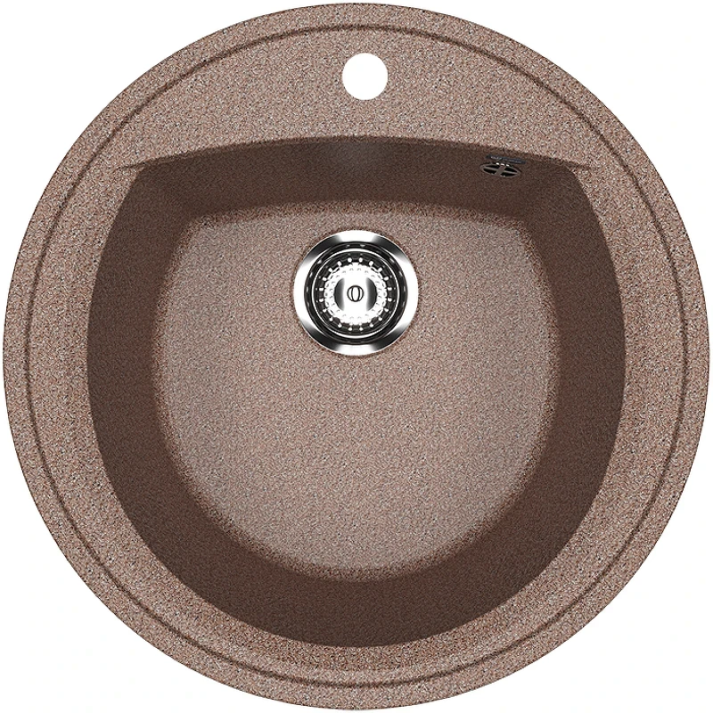 Кухонная мойка Ulgran Classic U-603-307 Терракот искусственный камень (литьевой мрамор) встраиваемый