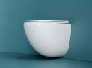 Комплект унитаза Ceramicanova Vogue CN4008T с инсталляцией Berges Atom 410 040340 с сиденьем Микролифт и Черной матовой клавишей смыва фарфор подвесной