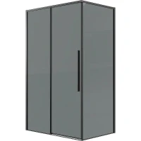 Душевой уголок Grossman Galaxy 110х90 120.K33.01.1190.21.10 профиль Черный матовый стекло тонированное
