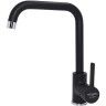 Смеситель для кухни Melodia della vita Ostessa MDV35115_bk Черный Хром латунь