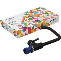 Смеситель для кухни Melodia della vita Ostessa MDV35115_bk Черный Хром латунь