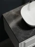 Столешница под раковину Sancos 80 TT80A1X Black Sky искусственный камень (литьевой мрамор)