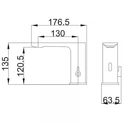 Смеситель для раковины Belz B523 B523-7 Черный матовый латунь