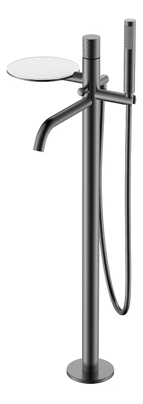 Смеситель для ванны Boheme Stick 129-GM цвет Оружейная сталь