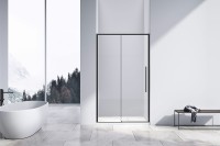 Душевая дверь Vincea Slim-N 120 VDS-4SN120CLB профиль Черный стекло прозрачное