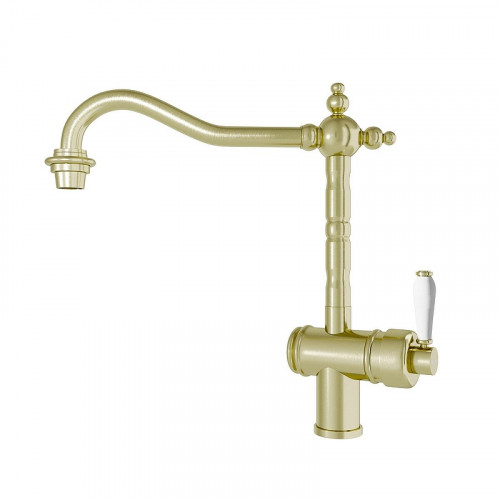 Смеситель для кухни Seaman Barcelone SSL-5077-LG цвет Светлое золото сатин