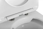 Унитаз BelBagno Flay-R BB1003CBR/SC приставной цвет Белый с сиденьем Микролифт