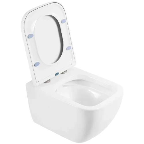 Унитаз BelBagno Alpina BB10100CHR/SC подвесной с сиденьем Микролифт фаянс подвесной