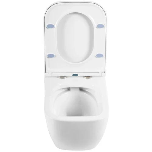 Унитаз BelBagno Alpina BB10100CHR/SC подвесной с сиденьем Микролифт фаянс подвесной