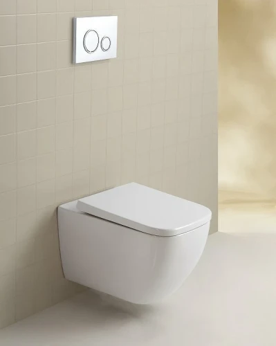 Унитаз BelBagno Alpina BB10100CHR/SC подвесной с сиденьем Микролифт фаянс подвесной