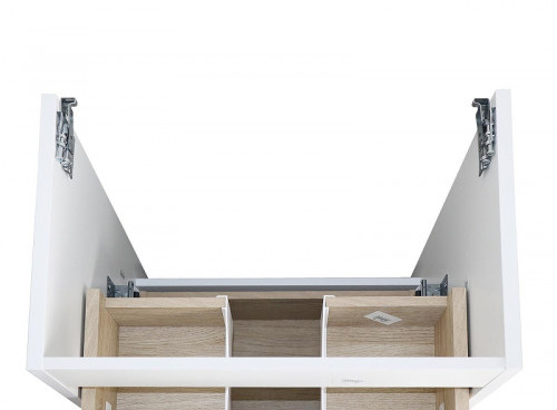 Тумба с раковиной Azario Lotos 50 CS00094662 подвесная цвет Белый глянцевый