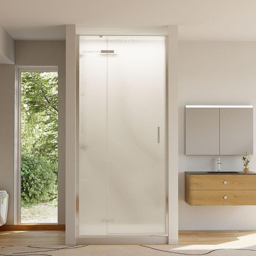 Душевая дверь Veconi Vianno VN-73R/L 90 L VN73R/L-90-06-C4 профиль цвет Хром стекло дождь