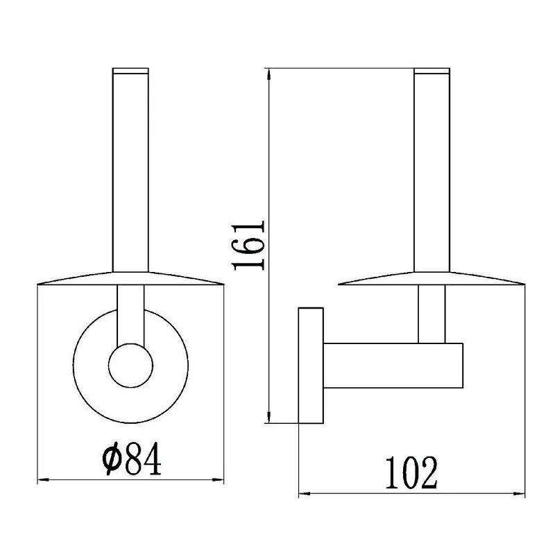 Держатель туалетной бумаги Savol S-008752-1 цвет Хром