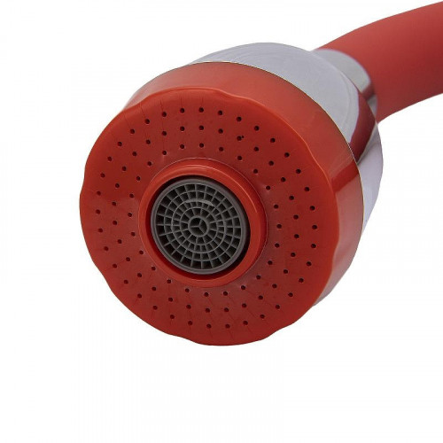 Смеситель для кухни Ekko E4105+E61 Хром Красный