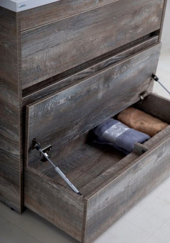 Тумба под раковину Art&amp;Max Family-750-3C-PIA-PE Бетон Экзотик МДФ / ЛДСП