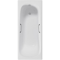 Чугунная ванна Delice Continental 150x70 DLR230612R с отверстиями под ручки без антискользящего покрытия