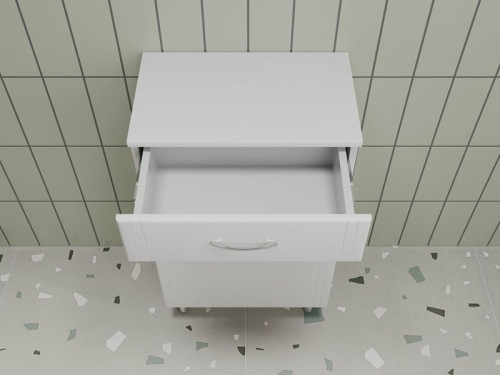 Комод Style Line Эко Стандарт ТН 50 ЛС-00002330 Белый глянцевый МДФ / ЛДСП