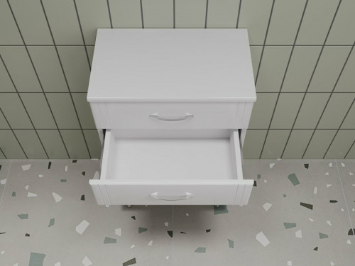 Комод Style Line Эко Стандарт ТН 50 ЛС-00002330 Белый глянцевый МДФ / ЛДСП