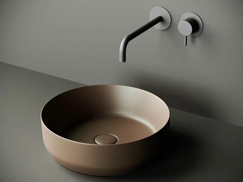 Раковина-чаша Ceramicanova Element 39 CN6022MDB Темно-коричневая матовая фарфор накладная