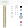 Зеркало Evoform Octagon 65х65 BY 7438 в багетной раме - Брашированное серебро 59